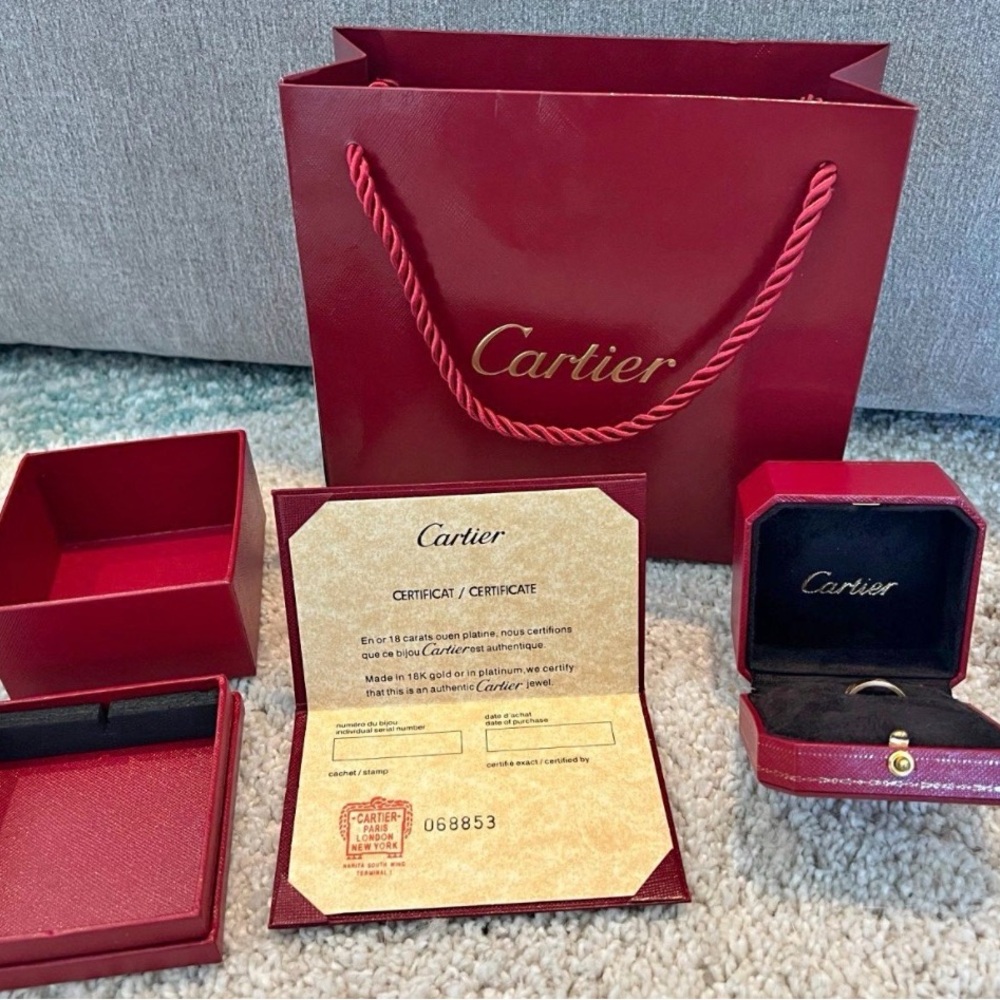 Cartier love ring size 53 6.1/4